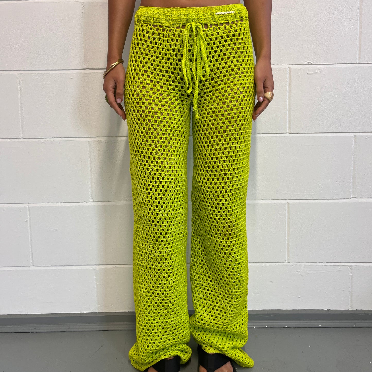 Limão Crochet Trousers