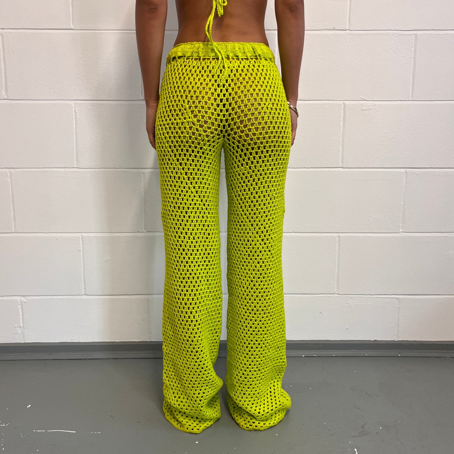 Limão Crochet Trousers