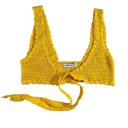 Canario Crochet Tie Top