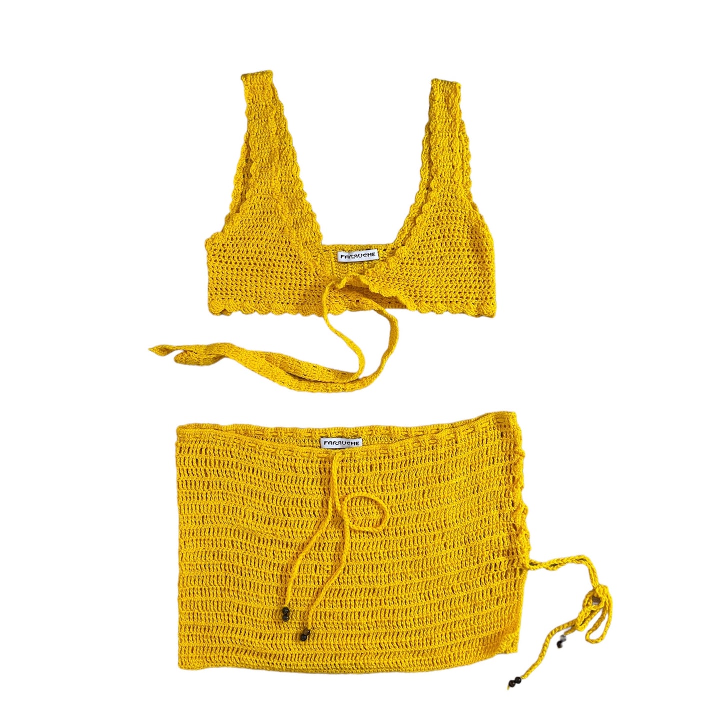 Canario Crochet Tie Top