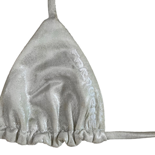 Copacabana Silver Bikini Top