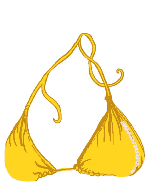 Copacabana Bikini Top - Yellow