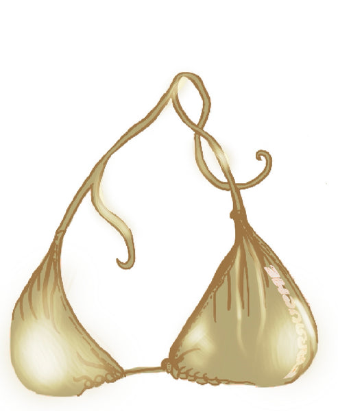 Copacabana Bikini Top - Gold