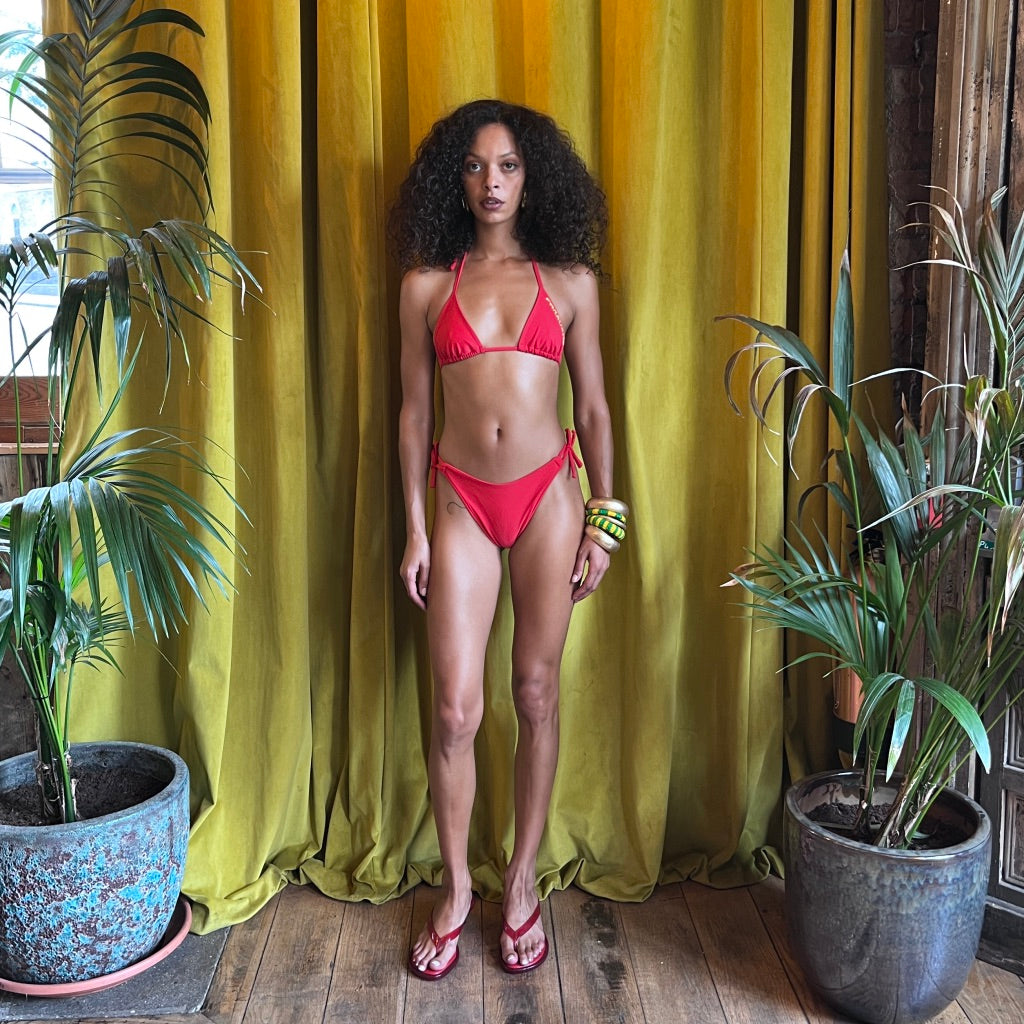 Copacabana Red Bikini Bottom