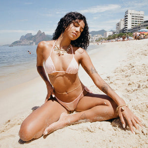 Copacabana Pink Bikini Top