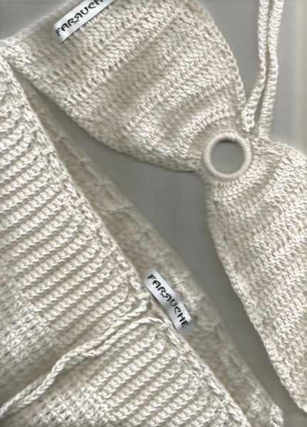 Off White Crochet Top