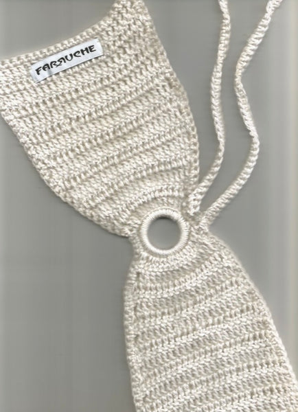 Off White Crochet Top